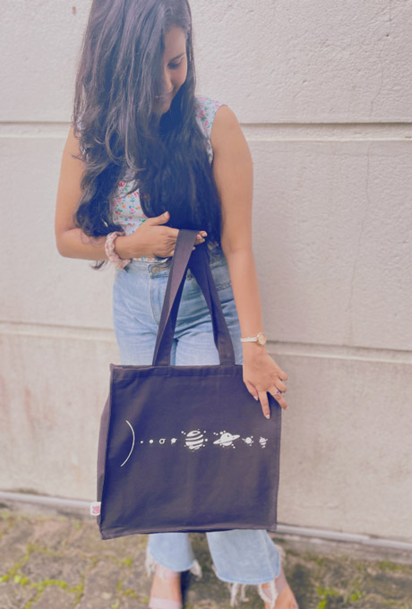 Sky Organized Tote Bag