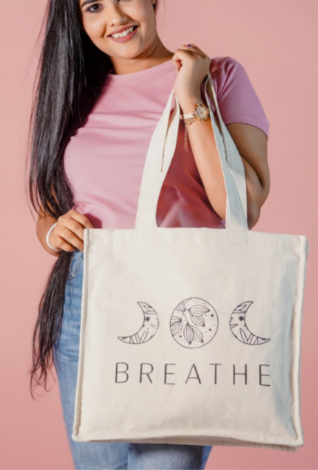 Just Breathe Organized Tote