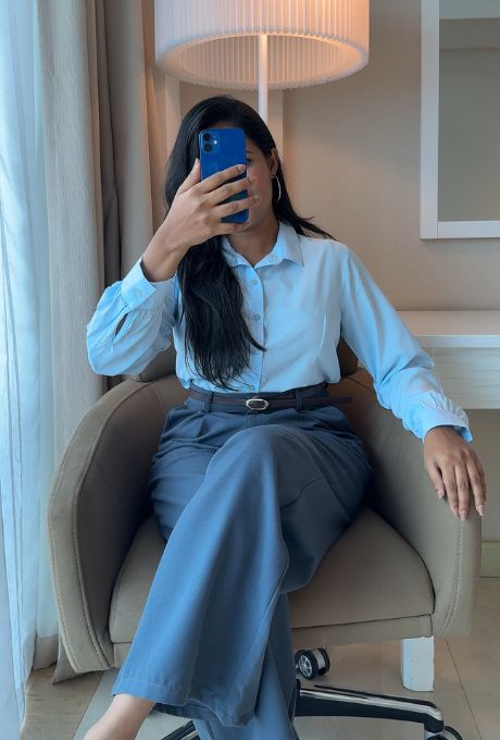 Tailored Shirt Celeste Blue